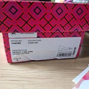 Tory Burch Georgia pump 35 mm size 7.5 Keller cudio